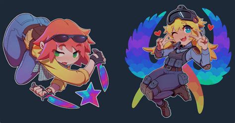 anime girl csgo sticker.